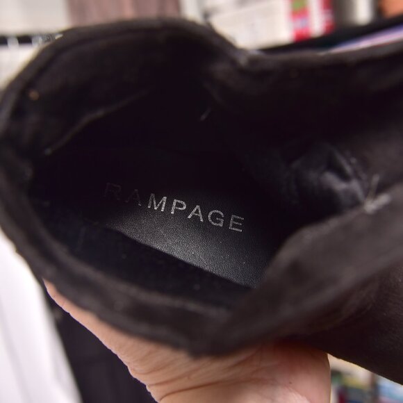 Rampage Black Faux Suede Boots Benji Size 6M - Picture 9 of 9